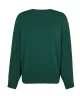 Knitted Twist Long Sleeves Solid Color Round-Neck Sweater Tops