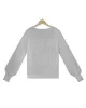 Casual Long Sleeves Solid Color V-Neck Sweater Tops