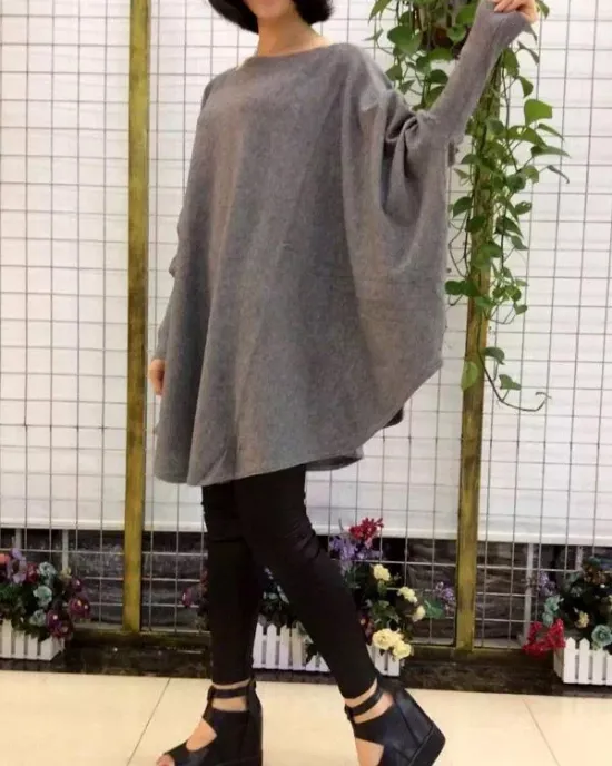 Loose Big Batwing Sweater