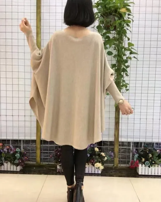 Loose Big Batwing Sweater