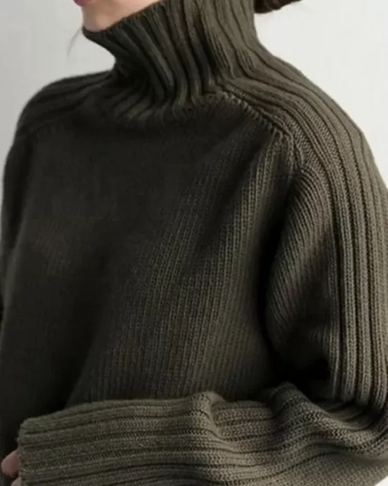 Simple Turtleneck Sweater