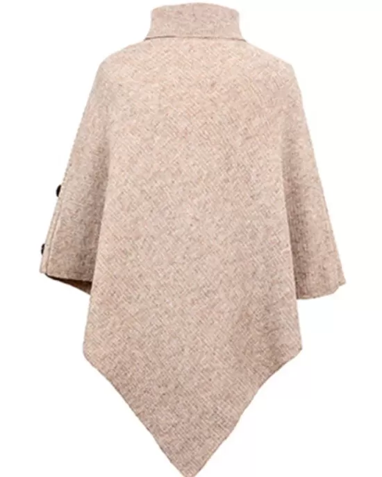 Casual 7 Colors High-Neck Sweater Cape