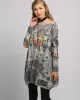 Urban Colorful Knitting Printed Long Sleeves Sweater