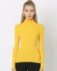 10 Colors Simple Knitting Solid Color High-Neck Pullover