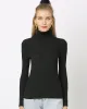 10 Colors Simple Knitting Solid Color High-Neck Pullover