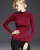 7 Colors Simple Knitting Solid Color High-Neck Sweater