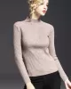 7 Colors Simple Knitting Solid Color High-Neck Sweater