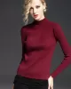 7 Colors Simple Knitting Solid Color High-Neck Sweater