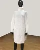 Loose Solid Knitting High-neck Long Sweater