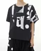 Printed Loose Short Sleeves Round-neck T-Shirts Tops