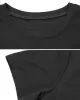 Printing Split-Joint False Two Loose Round-neck T-Shirts Tops