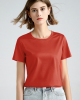 Simple Loose Short Sleeves Solid Color Round-Neck T-Shirts Tops