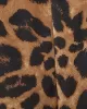 Leopard Batwing Sleeves Loose Round-Neck T-Shirts Tops