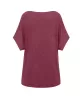 Solid Color Short Sleeves Boat Neck T-Shirts Tops