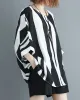 Original Chiffon Batwing Sleeves Striped Shirts Tops