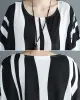 Original Chiffon Batwing Sleeves Striped Shirts Tops