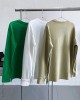 3 Colors Loose Casual Solid Color Split-Side T-Shirt Top