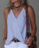 Solid Color Loose Sleeveless Spaghetti-Neck Vest Top