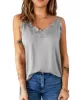 Casual Solid Color Falbala Camisole Vest Top