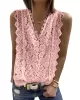 Original Lace Solid Color Loose Vest Top