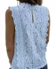 Original Lace Solid Color Loose Vest Top