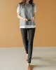 Simple Sleeveless Loose Buttoned Solid Color Round-Neck Sweater Vest Outerwear