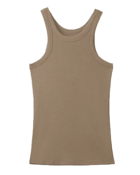 Solid Color Skinny Sleeveless Round-Neck Vest Top