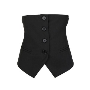 Adjustable Waist Half Suit Vest