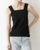 Casual Simple 6 Colors Square-Neck Sleeveless Vest