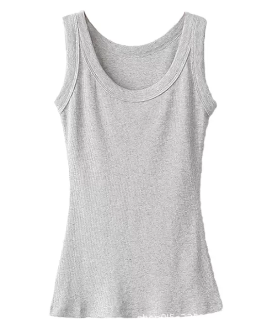 5 Colors Simple Solid Color Sleeveless Vest Top